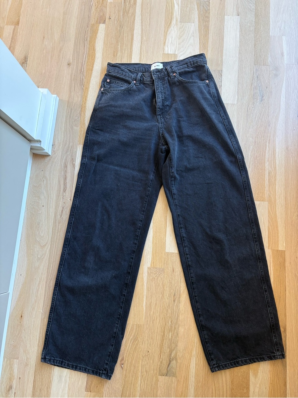 DL1961 Black Denim High-Rise Jeans